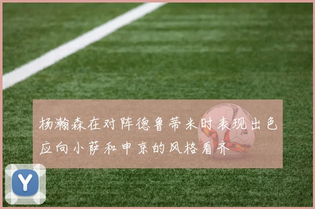 杨瀚森在对阵德鲁蒂米时表现出色应向小萨和申京的风格看齐